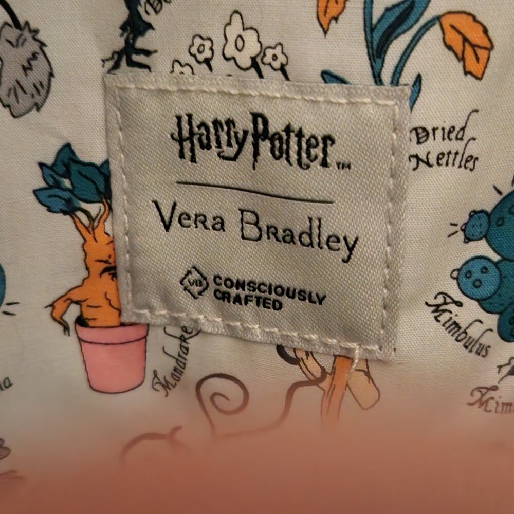 Vera Bradley Harry Potter Herbology Large Vera Tote